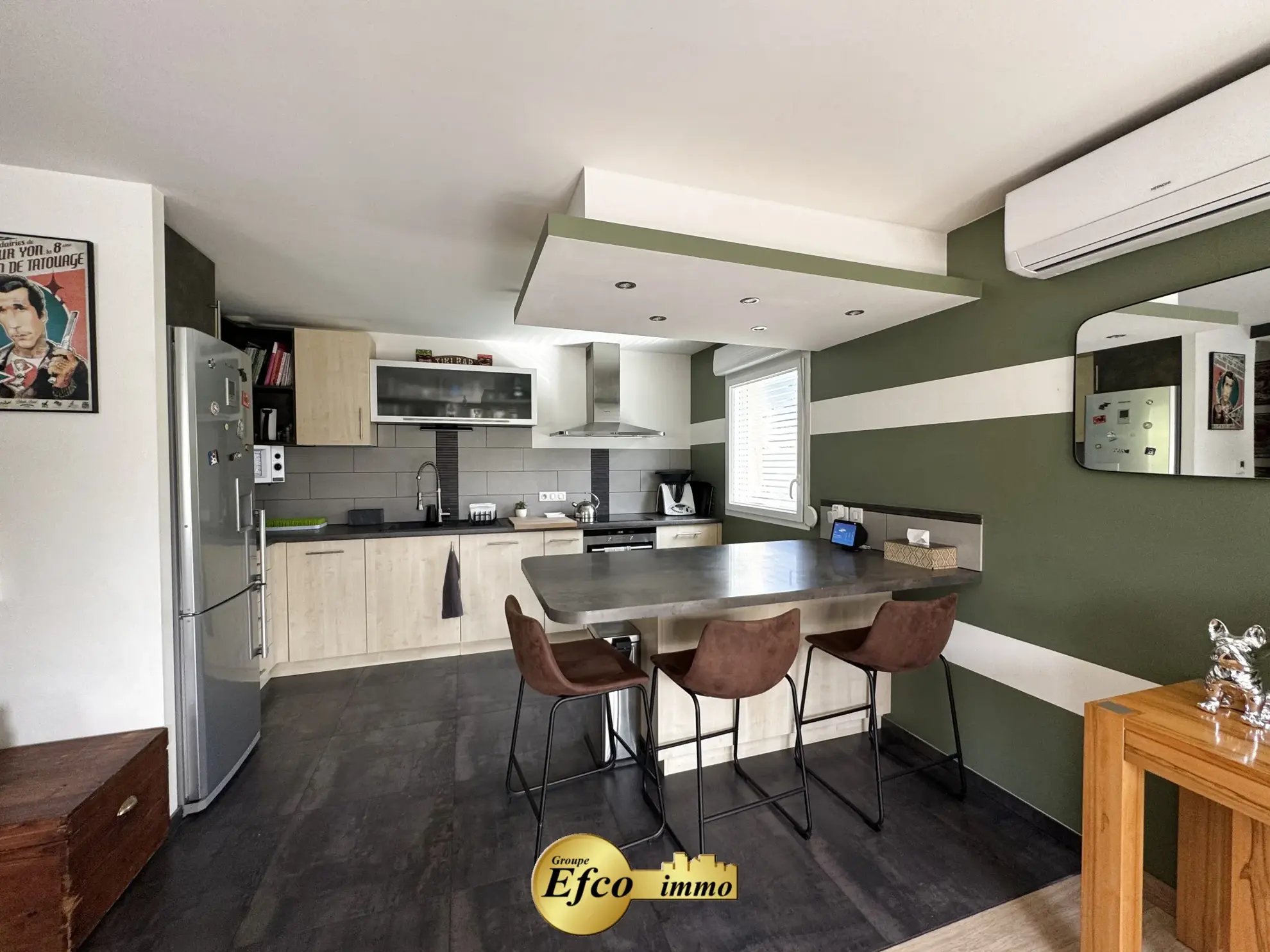 Triplex avec jardin, piscine, garage à Michelbach le Haut, 86m² 