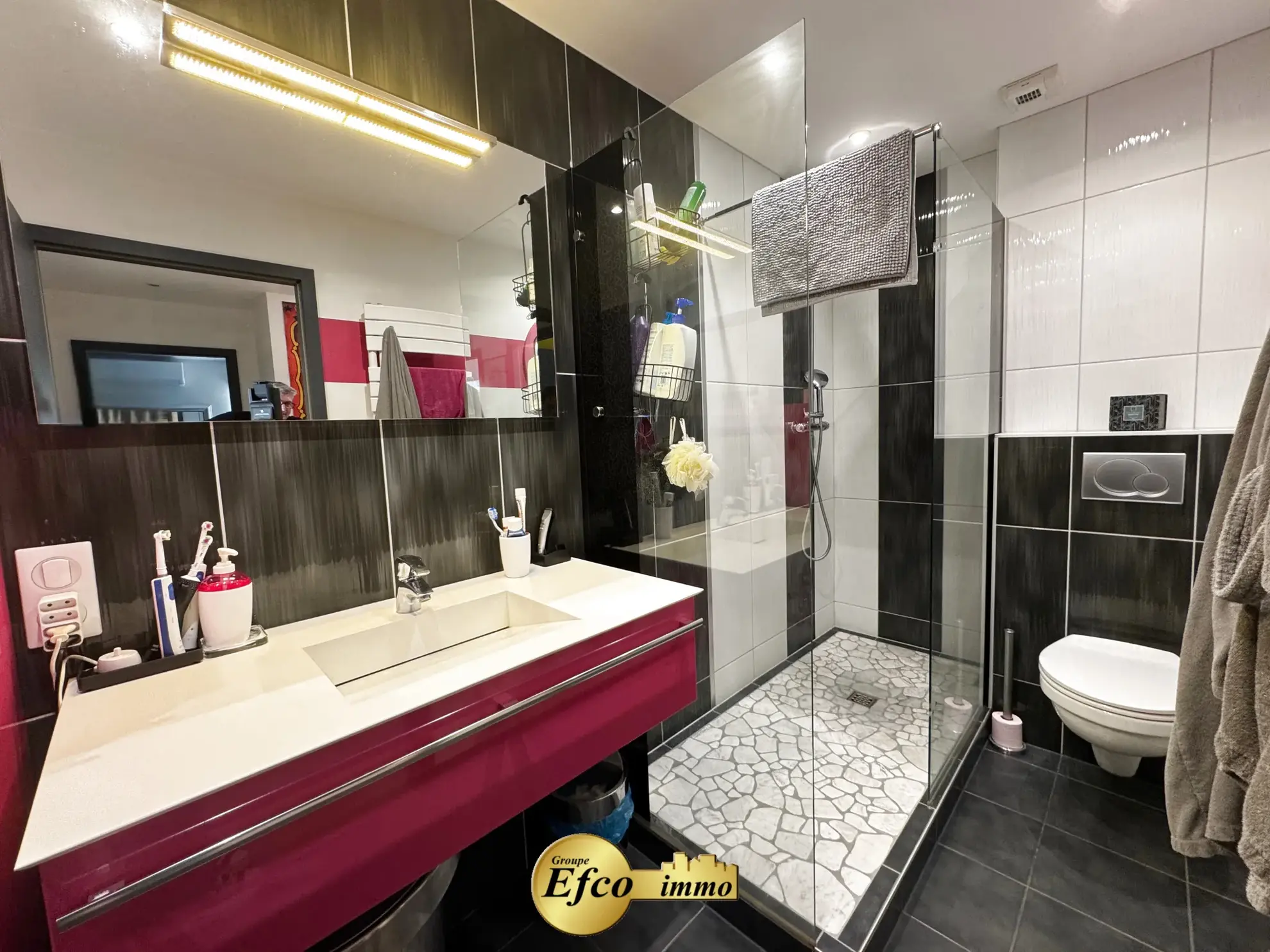 Triplex avec jardin, piscine, garage à Michelbach le Haut, 86m² 