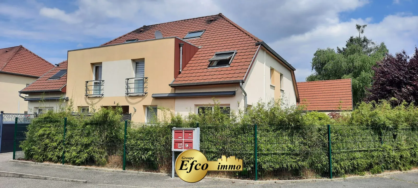 Triplex avec jardin, piscine, garage à Michelbach le Haut, 86m² 