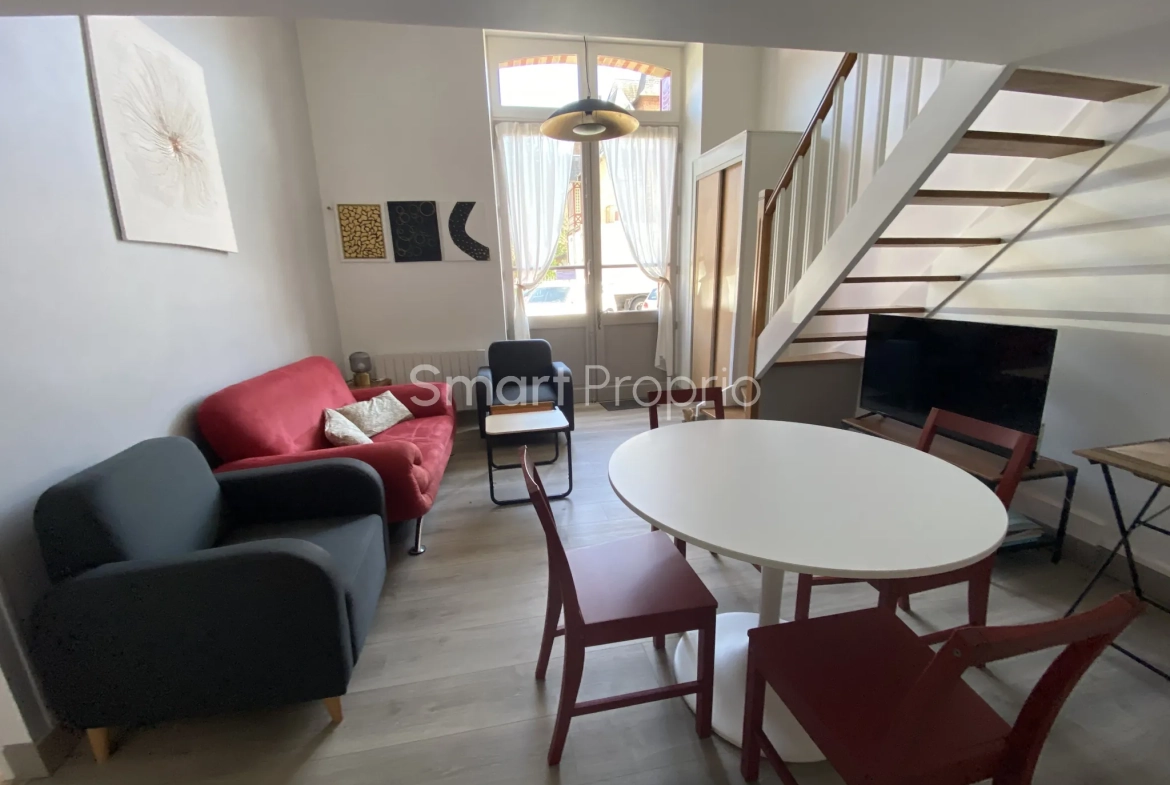 Appartement T2 avec mezzanine et terrasse dans station thermale à Bagnoles de l'Orne 