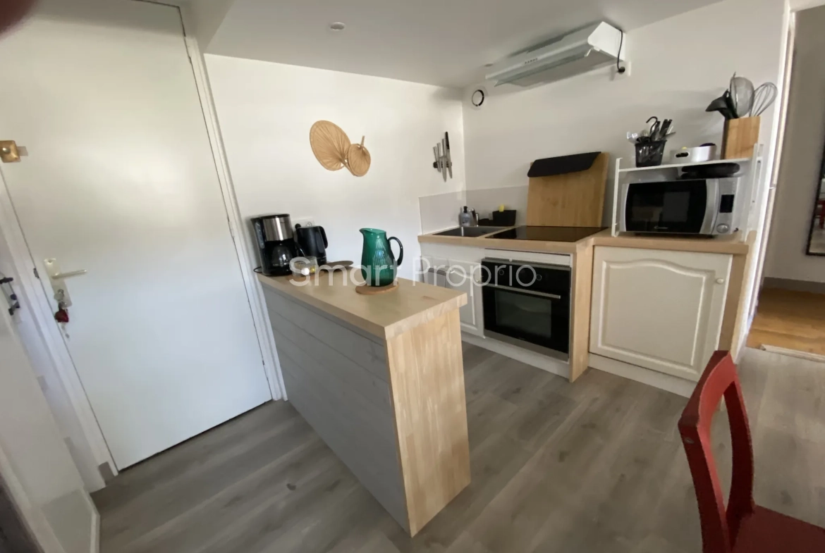 Appartement T2 avec mezzanine et terrasse dans station thermale à Bagnoles de l'Orne 