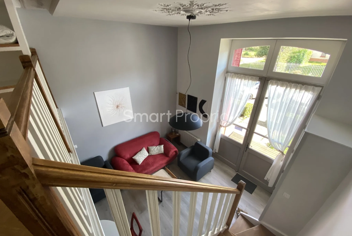 Appartement T2 avec mezzanine et terrasse dans station thermale à Bagnoles de l'Orne 