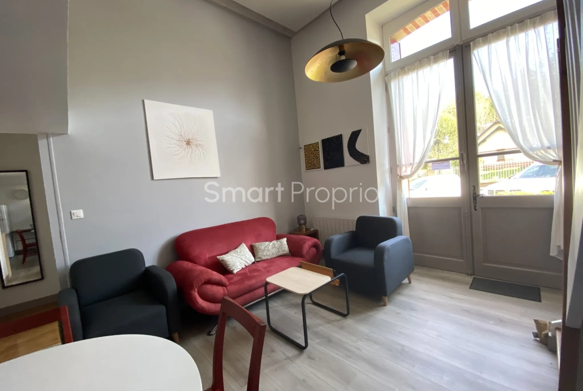 Appartement T2 avec mezzanine et terrasse dans station thermale à Bagnoles de l'Orne 
