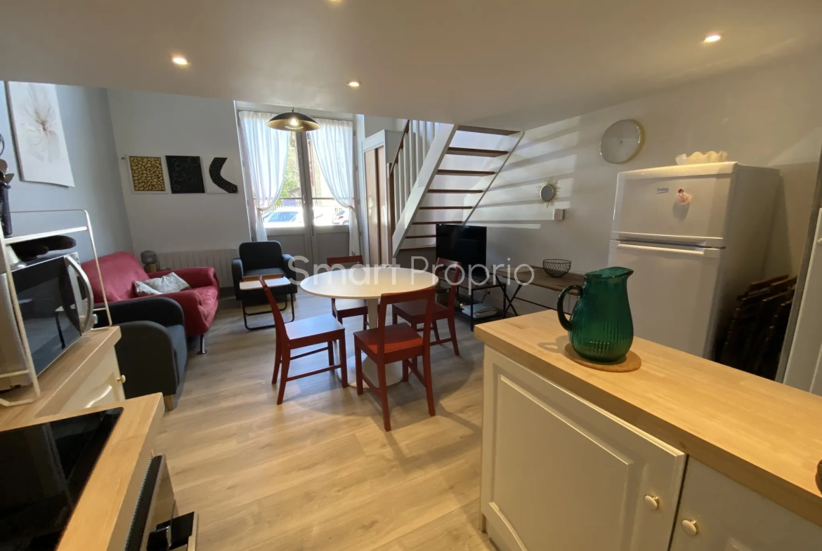 Appartement T2 avec mezzanine et terrasse dans station thermale à Bagnoles de l'Orne 