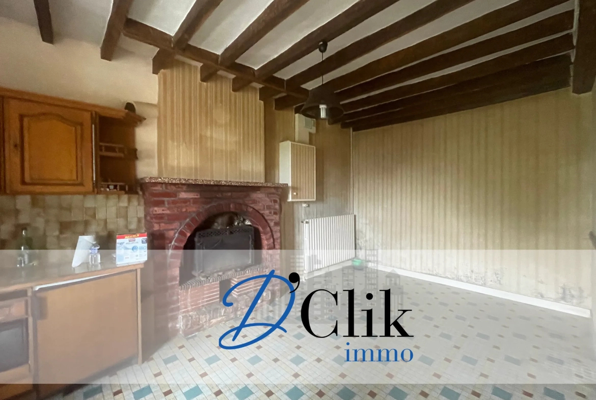 Maison à rénover de 117 m² à Genest Saint Isle – Charmante longère en pierre 