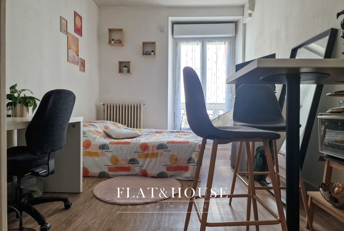 Investissement locatif à Nantes : plateau divisible de 3 studios loués en colocation 
