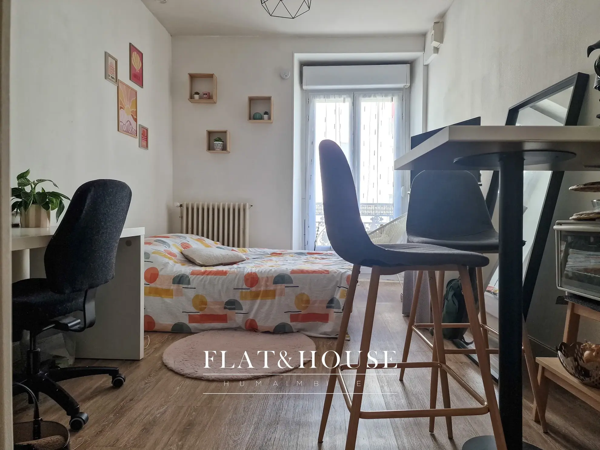 Investissement locatif à Nantes : plateau divisible de 3 studios loués en colocation 