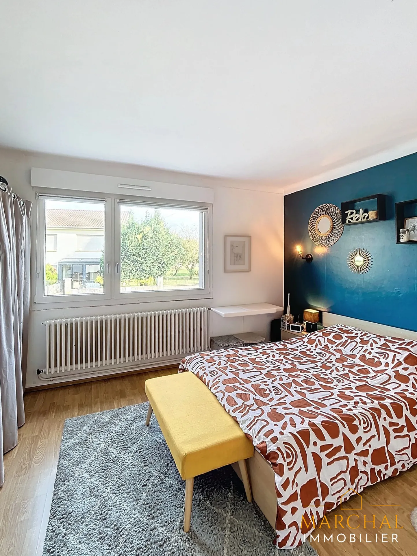 Maison individuelle à Courcelles sur Nied avec 4 chambres, garage et jardin plein sud 