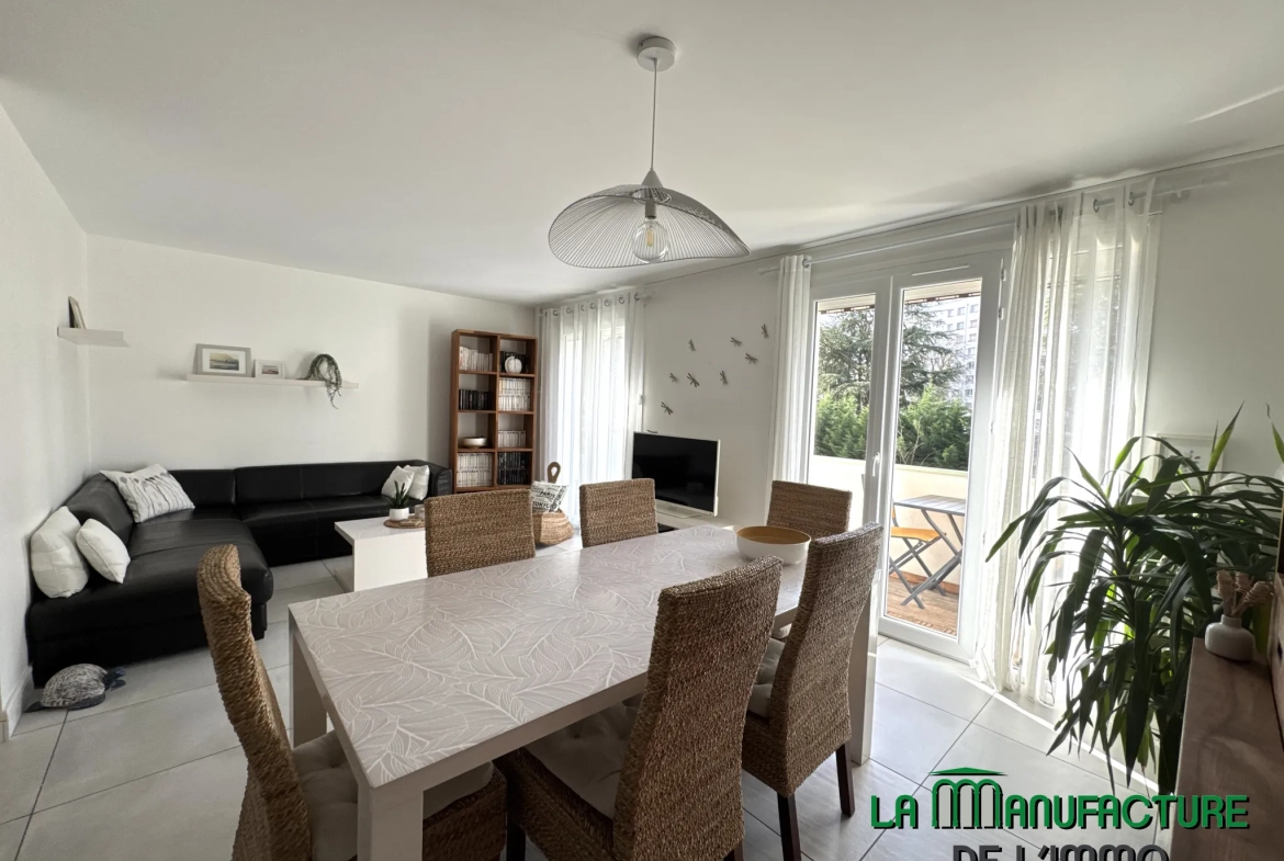 Appartement F4 avec balcon et parking à Saint-Étienne Fauriel, idéal premier achat 