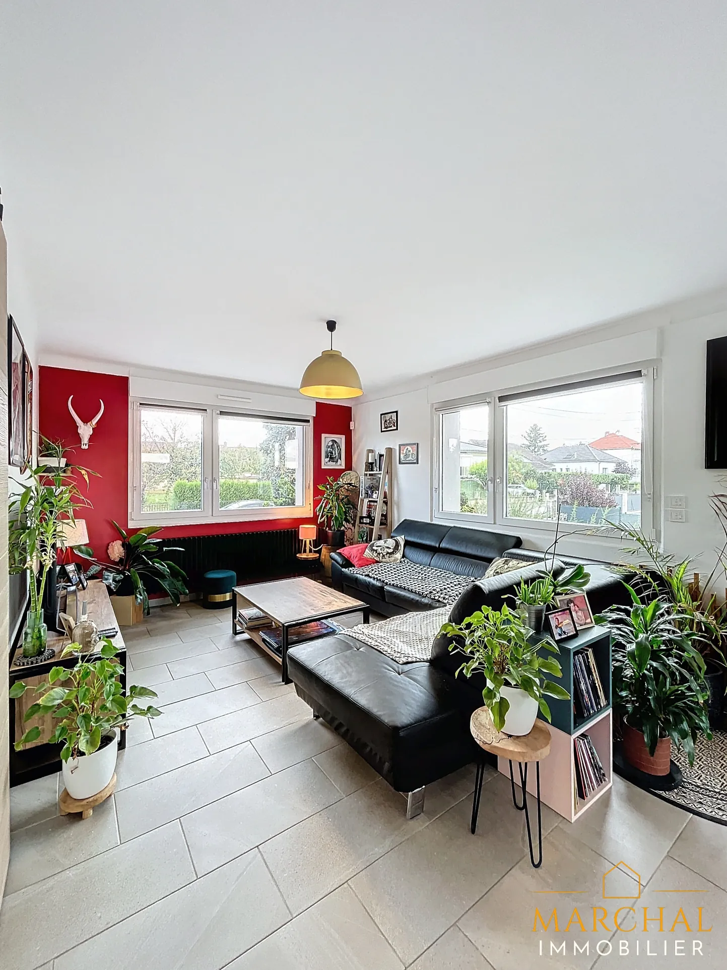 Maison individuelle à Courcelles sur Nied avec 4 chambres, garage et jardin plein sud 
