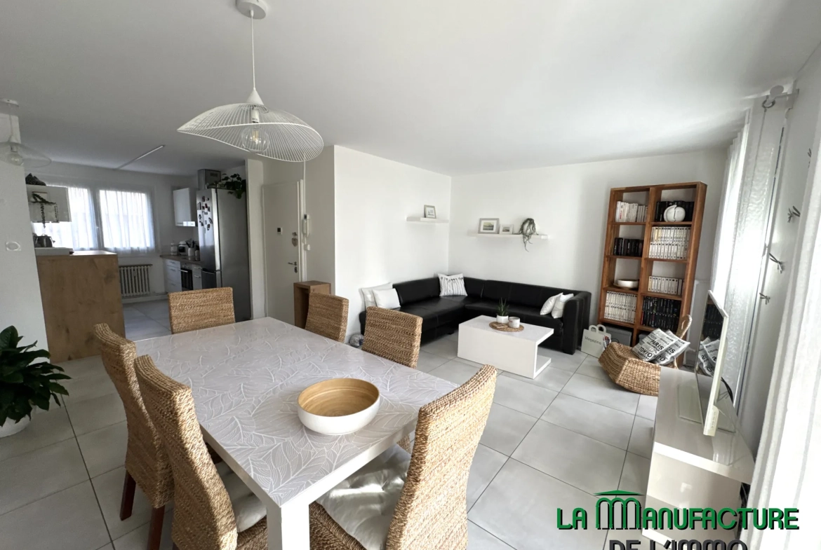 Appartement F4 avec balcon et parking à Saint-Étienne Fauriel, idéal premier achat 