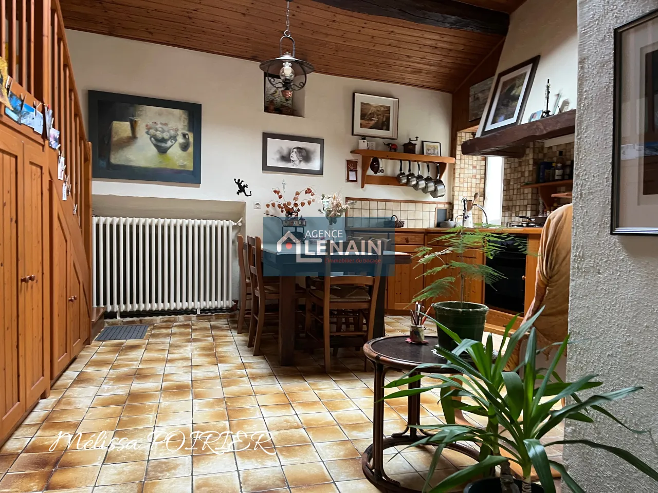 Maison de village de 187m² avec 5 chambres et grand terrain proche Cholet 