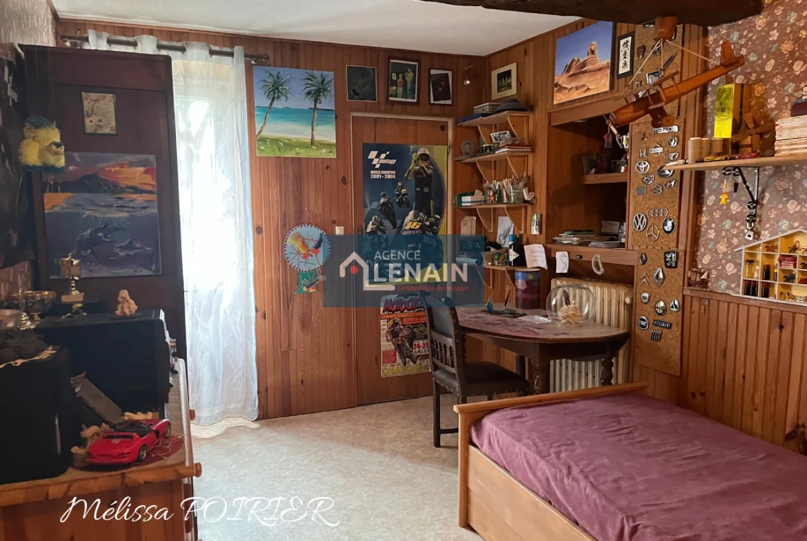 Maison de village de 187m² avec 5 chambres et grand terrain proche Cholet 