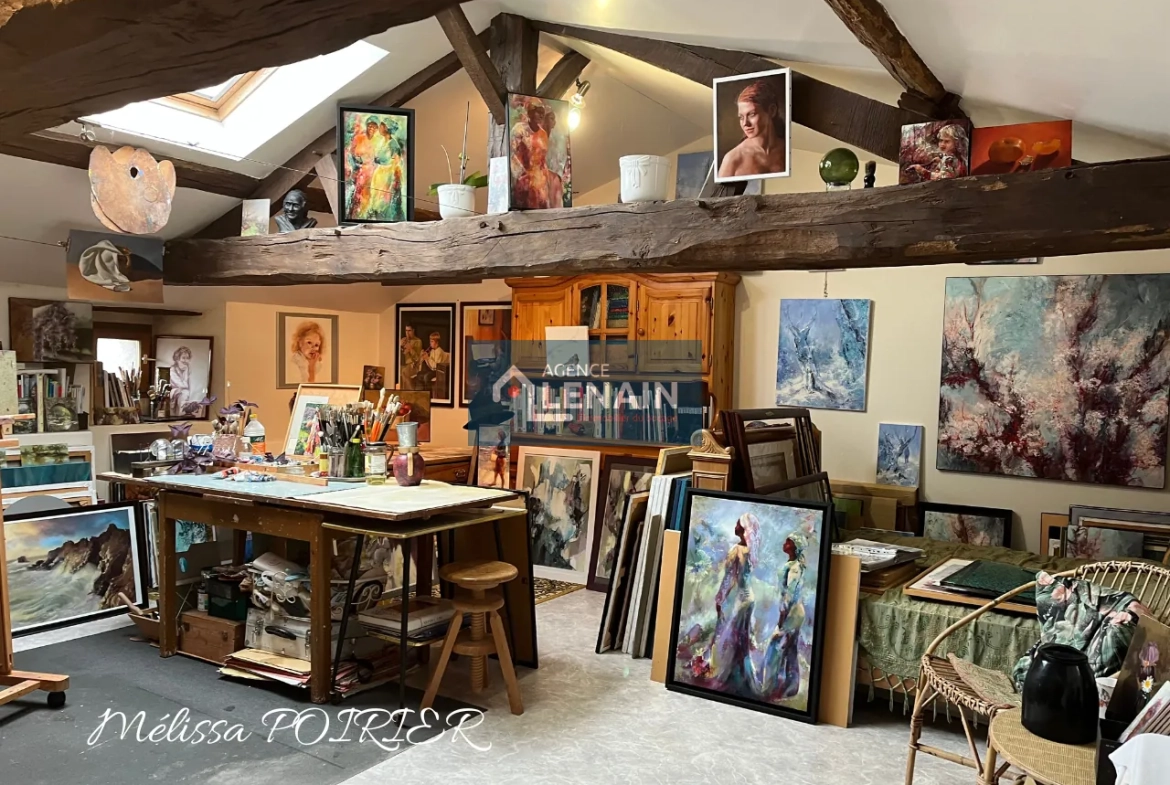 Maison de village de 187m² avec 5 chambres et grand terrain proche Cholet 