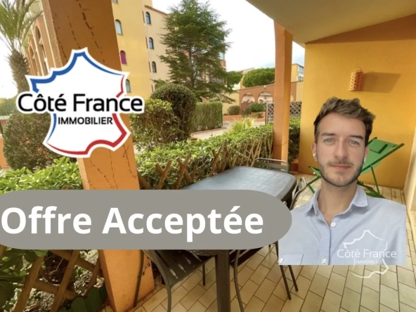 Appartement en rez-de-jardin avec terrasse à Agde, emplacement stratégique