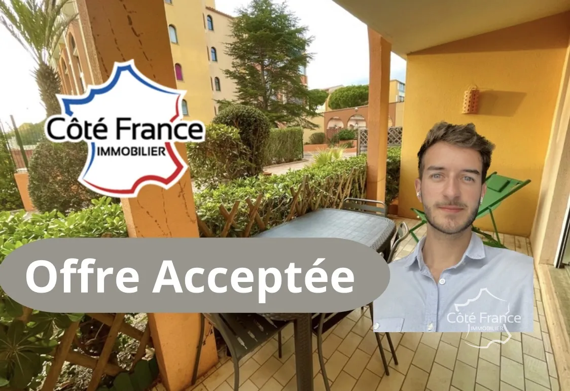 Appartement en rez-de-jardin avec terrasse à Agde, emplacement stratégique 