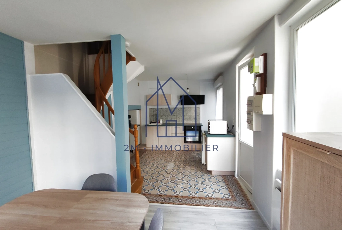 Maison en copropriété proche du port du Tréport - 2 chambres, séjour lumineux 