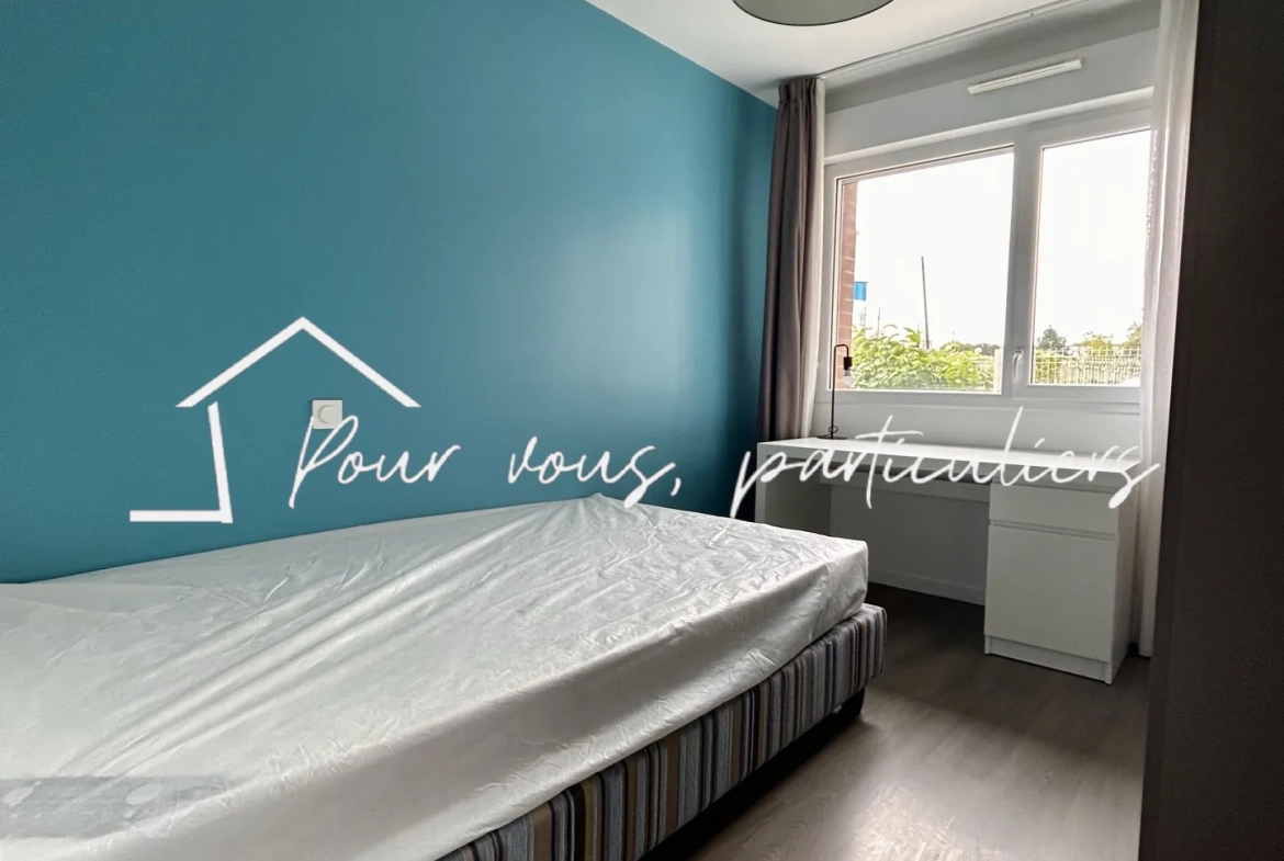 Appartement T3 loué avec cour à Valenciennes – Idéal investissement locatif 