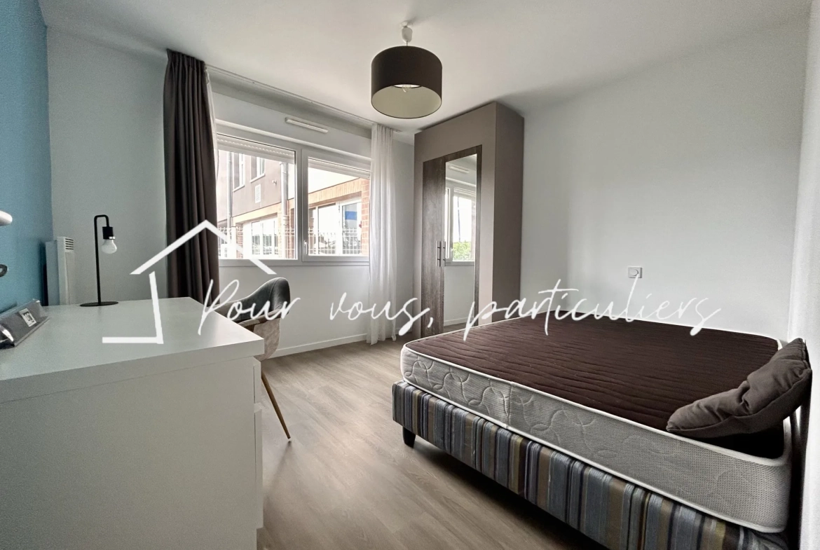 Appartement T3 loué avec cour à Valenciennes – Idéal investissement locatif 