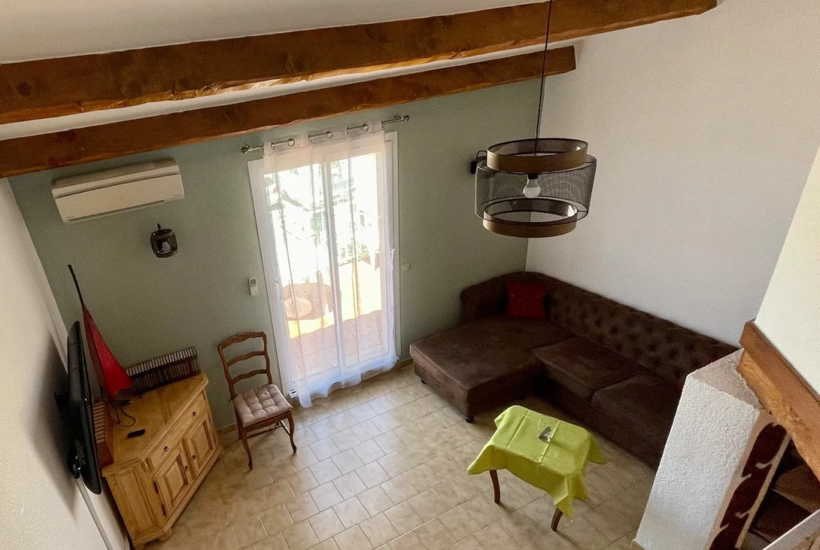 Maison de 65 m² avec vue mer, terrasses et jardin à Fleury 