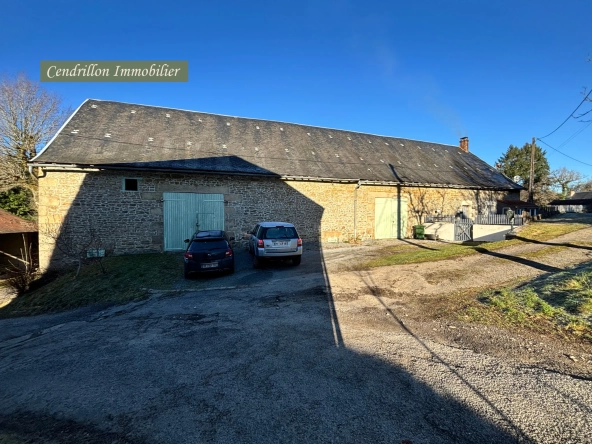 Maison 3 chambres avec garage, dépendances et vue campagne à Bourganeuf