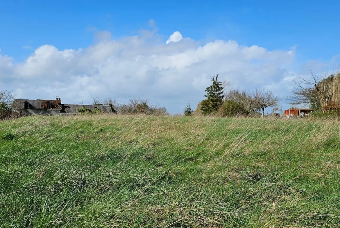 Terrain constructible de 3529 m² à Lubersac avec ancien bâtiment en pierres 