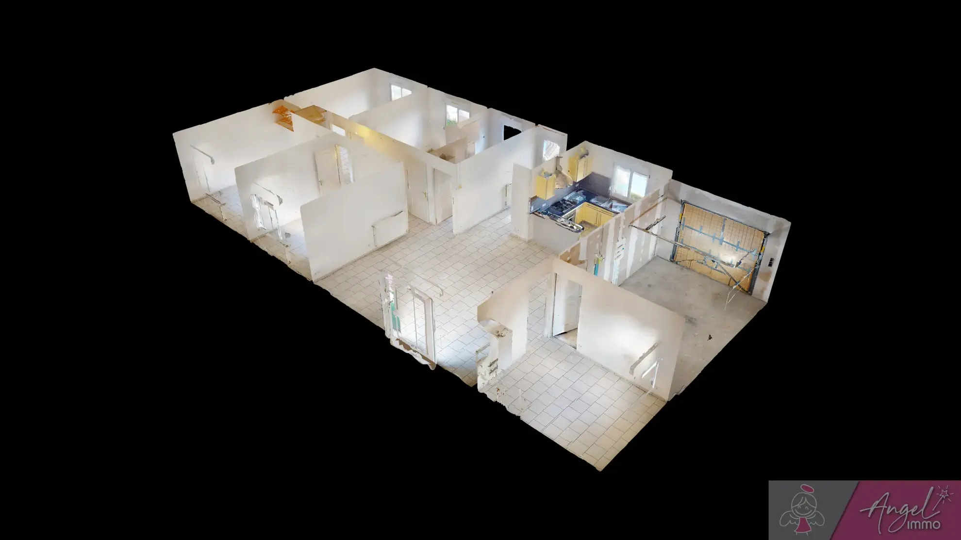Maison de plain-pied à Foucherans avec 4 chambres, garage et terrasse 