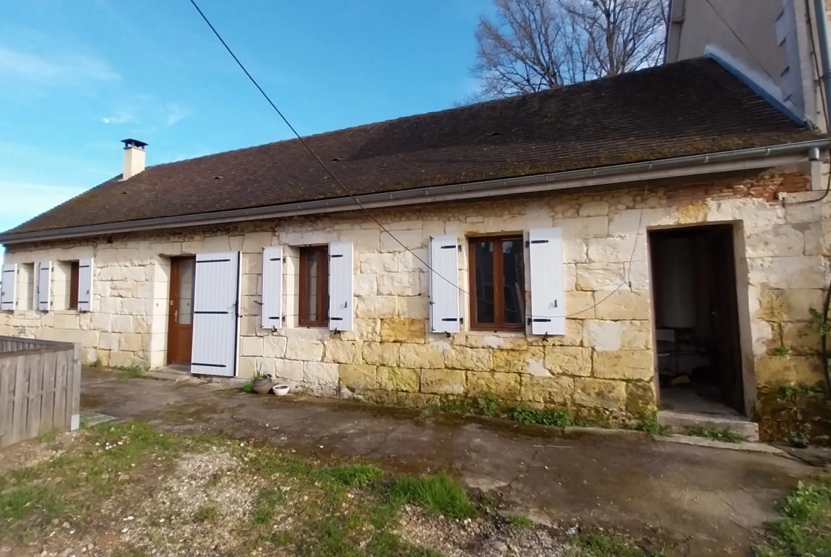 Longère habitable et bâtisse à rénover à Mussidan, proche Bordeaux 