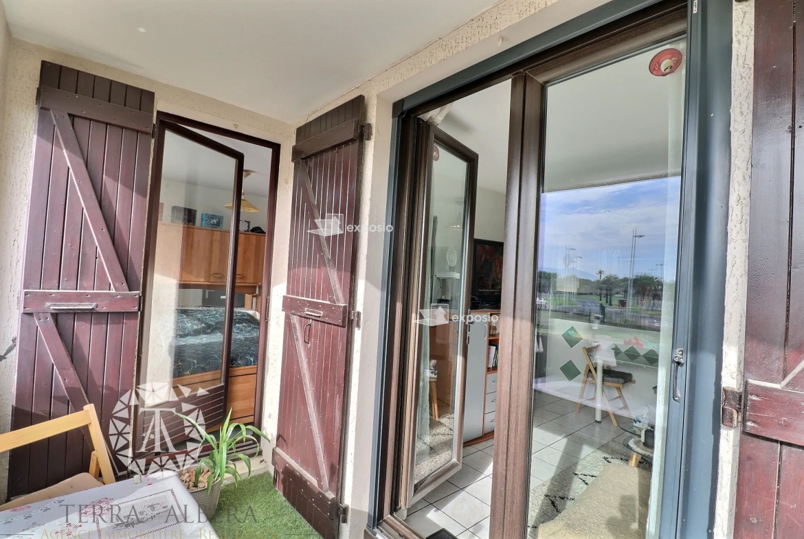 Appartement 3 pièces à Canet Sud avec terrasse et parking à 250m de la mer 