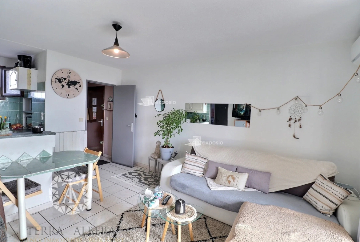 Appartement 3 pièces à Canet Sud avec terrasse et parking à 250m de la mer 