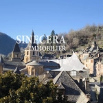 Maison de charme en pierre avec vue panoramique à Conques-en-Rouergue