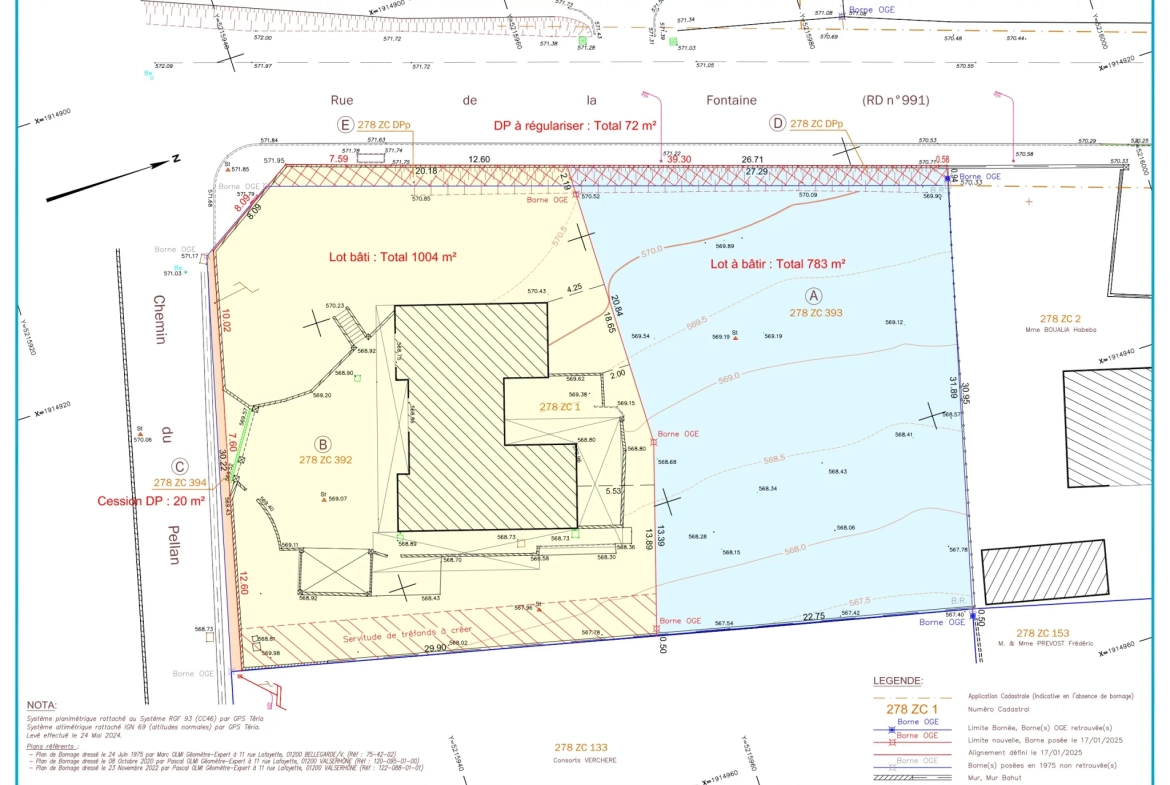 Terrain constructible de 783 m² à Ochiaz-Valserhone - Idéal pour projet résidentiel 
