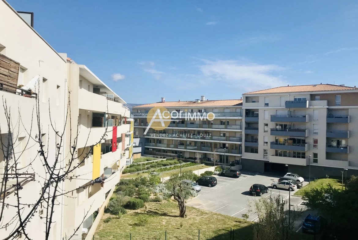 Appartement 68m² avec 2 chambres à La Seyne-sur-Mer, résidence sécurisée 