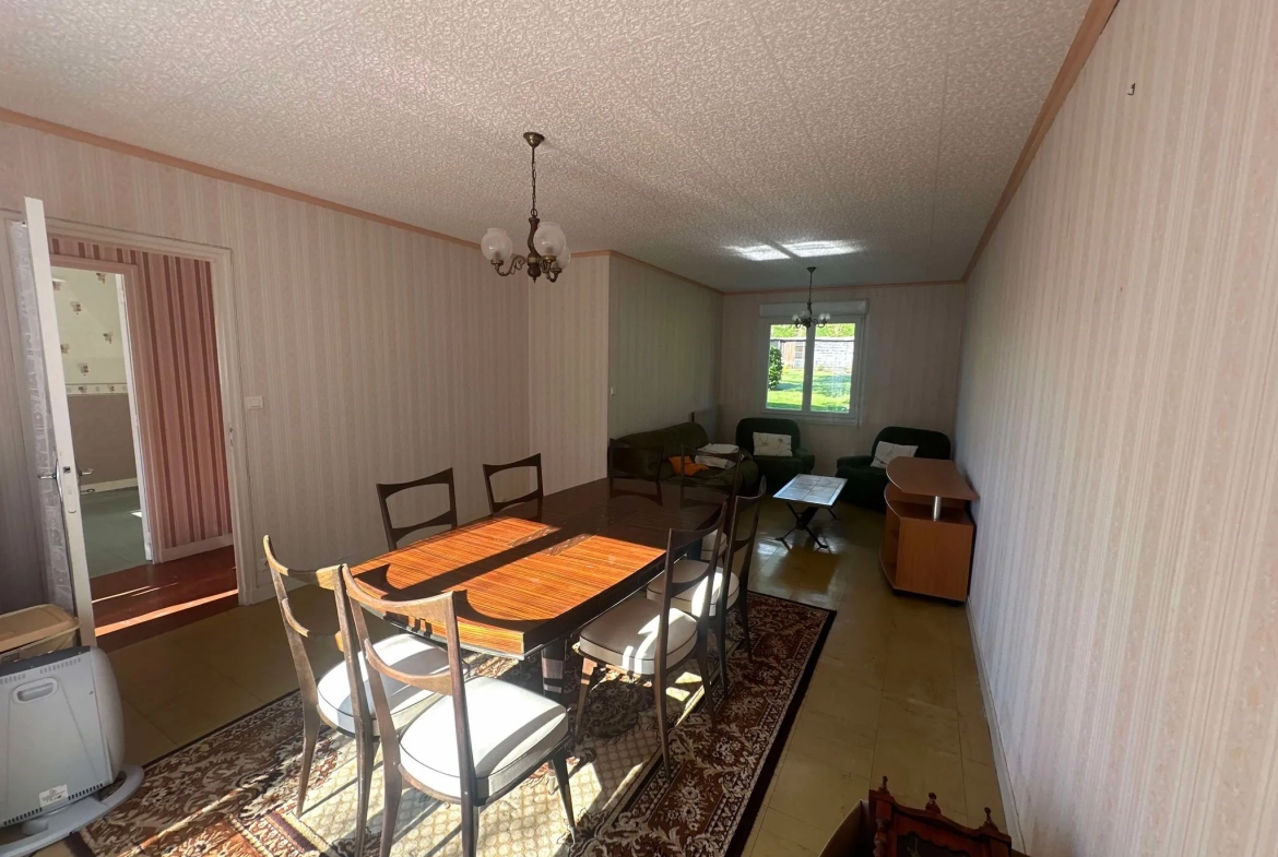 Belle maison de plain-pied à Quistinic avec garage et jardin de 1091 m² 