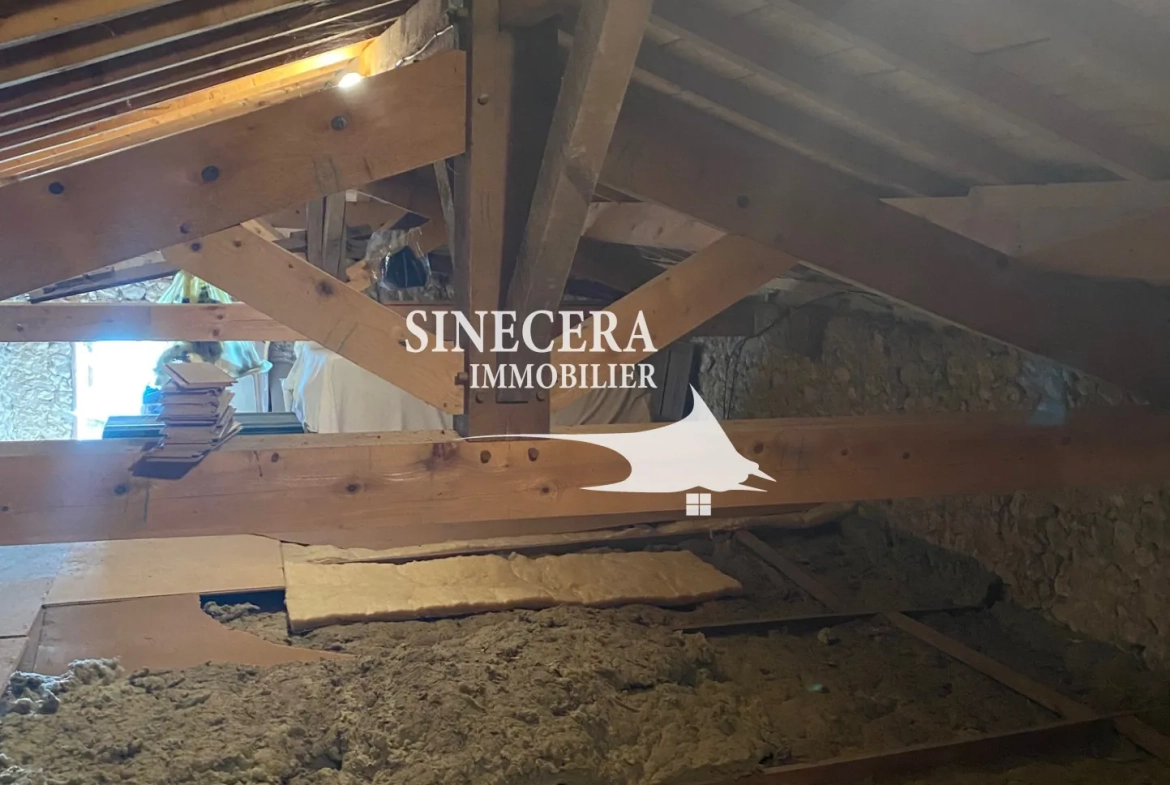 Maison en pierre avec deux habitations indépendantes à Riberac (24) 
