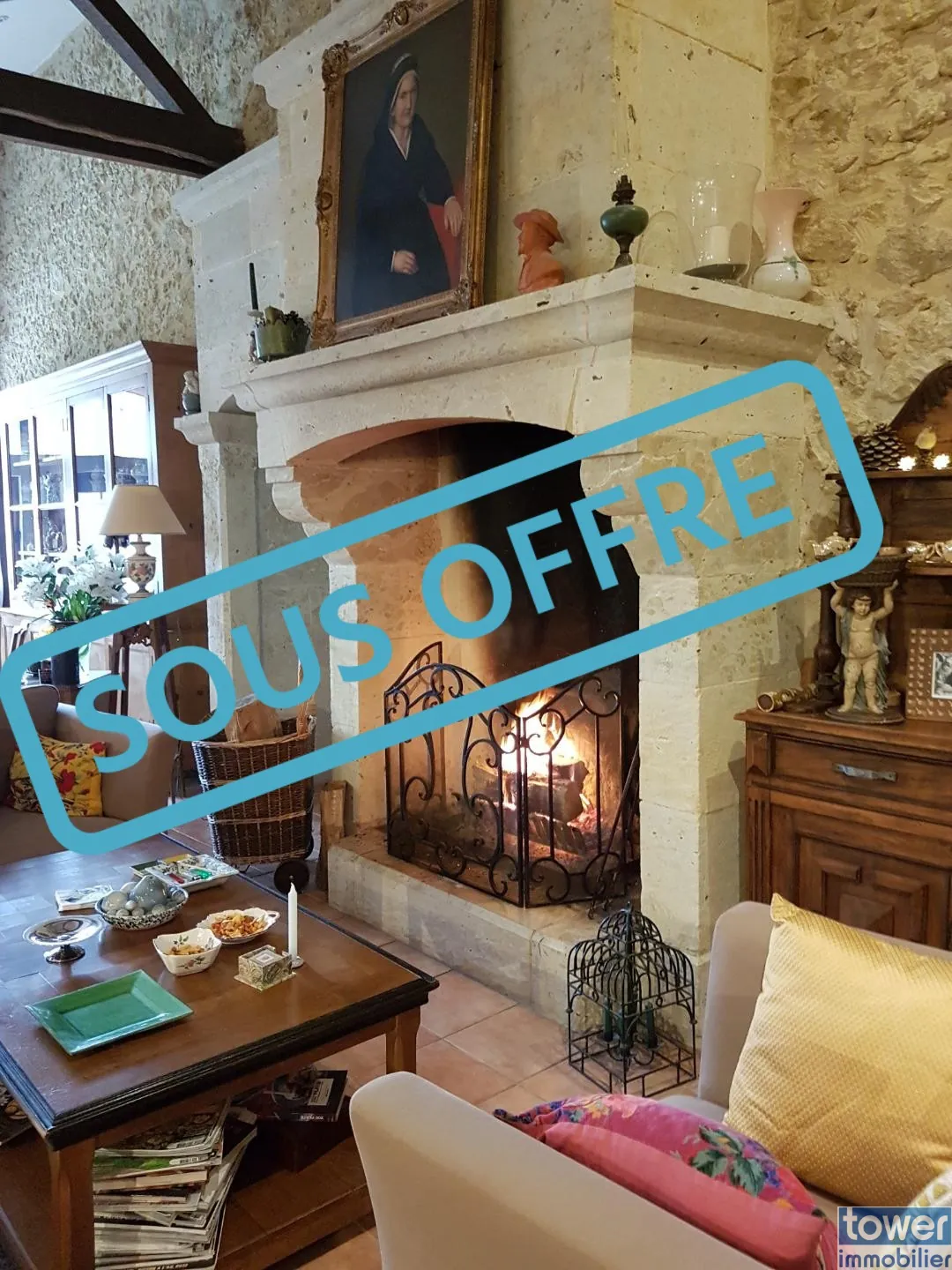 Maison de village en pierre de 220 m² avec terrain de 1400 m² à Vic-Fezensac 