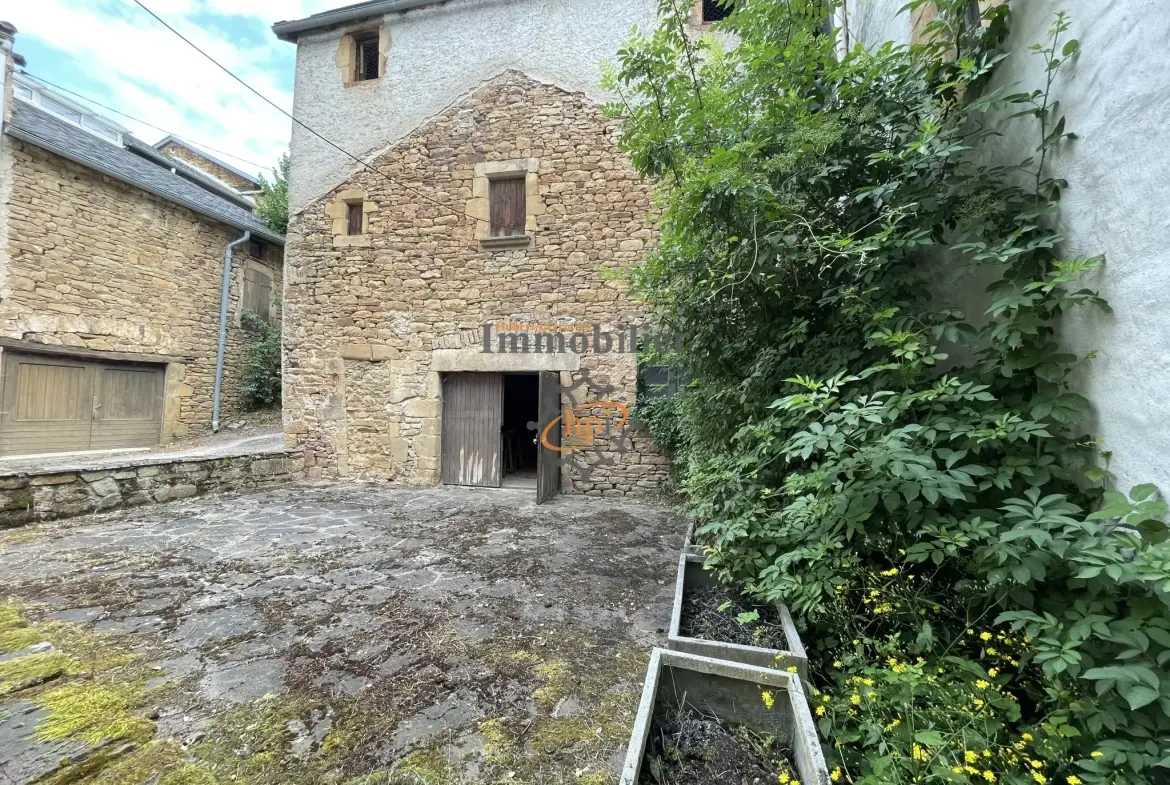 Vente maison avec dépendances, terrasse et terrain à Saint Sernin sur Rance 