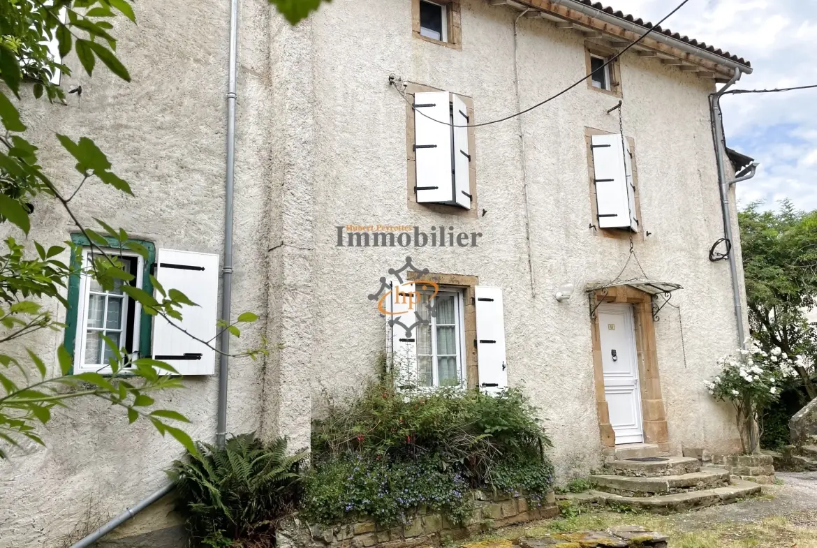 Vente maison avec dépendances, terrasse et terrain à Saint Sernin sur Rance 