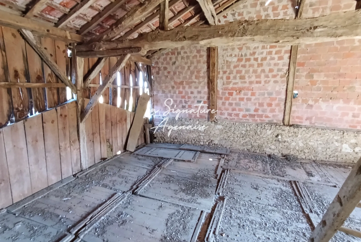 Grande propriété de 225,50 m² avec terrain, dépendances et garage à Sérignac-sur-Garonne 
