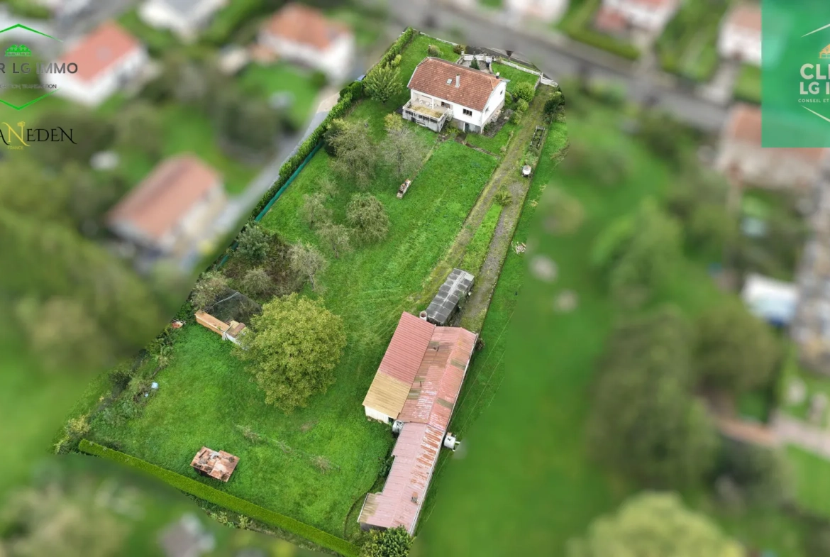 Maison spacieuse à rénover à Charency-Vezin avec terrain et dépendances 