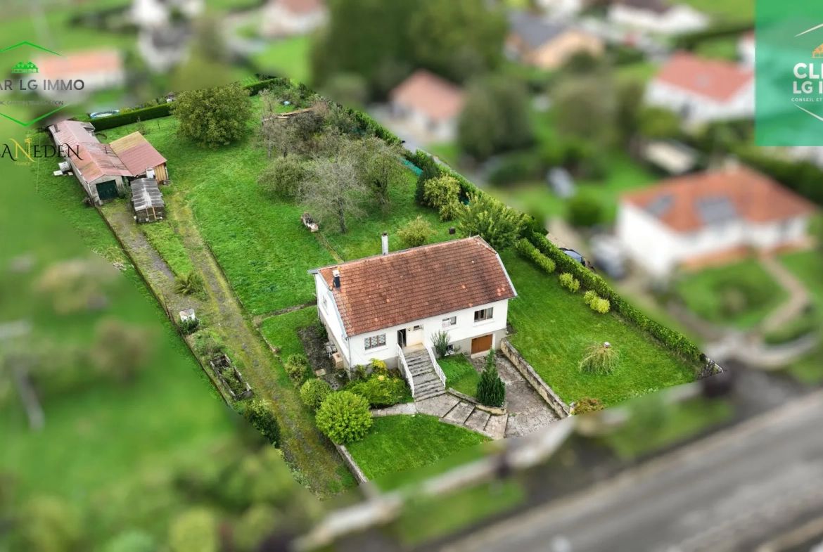 Maison spacieuse à rénover à Charency-Vezin avec terrain et dépendances 