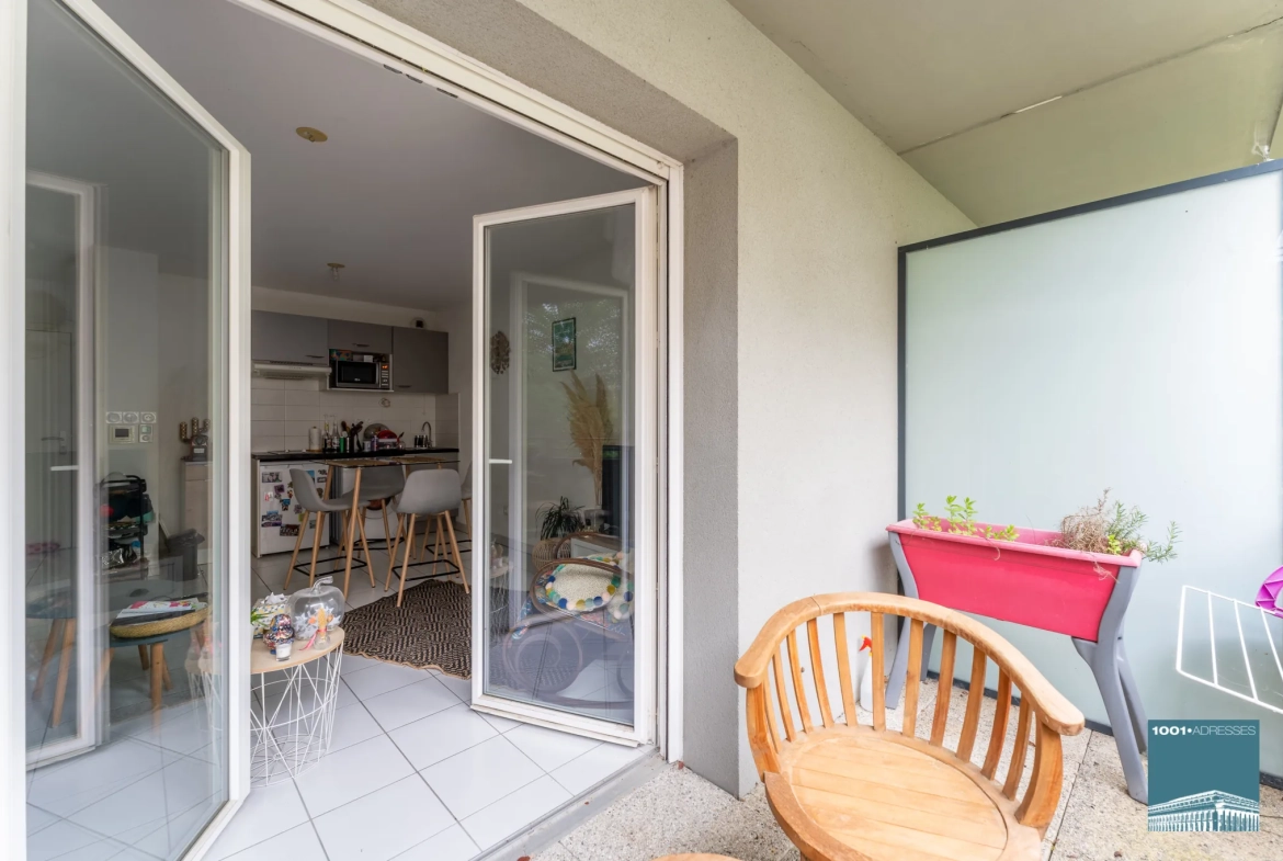 Appartement T2 récent avec terrasse à Mérignac Capeyron, idéal proche transport 