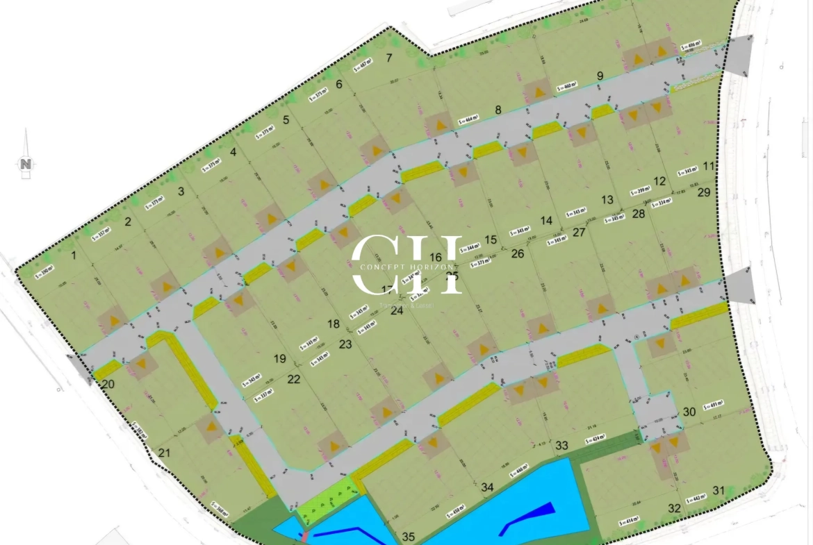 Terrain à vendre à Plouha – Proche de la mer, constructible et viabilisé, environ 373 m² 