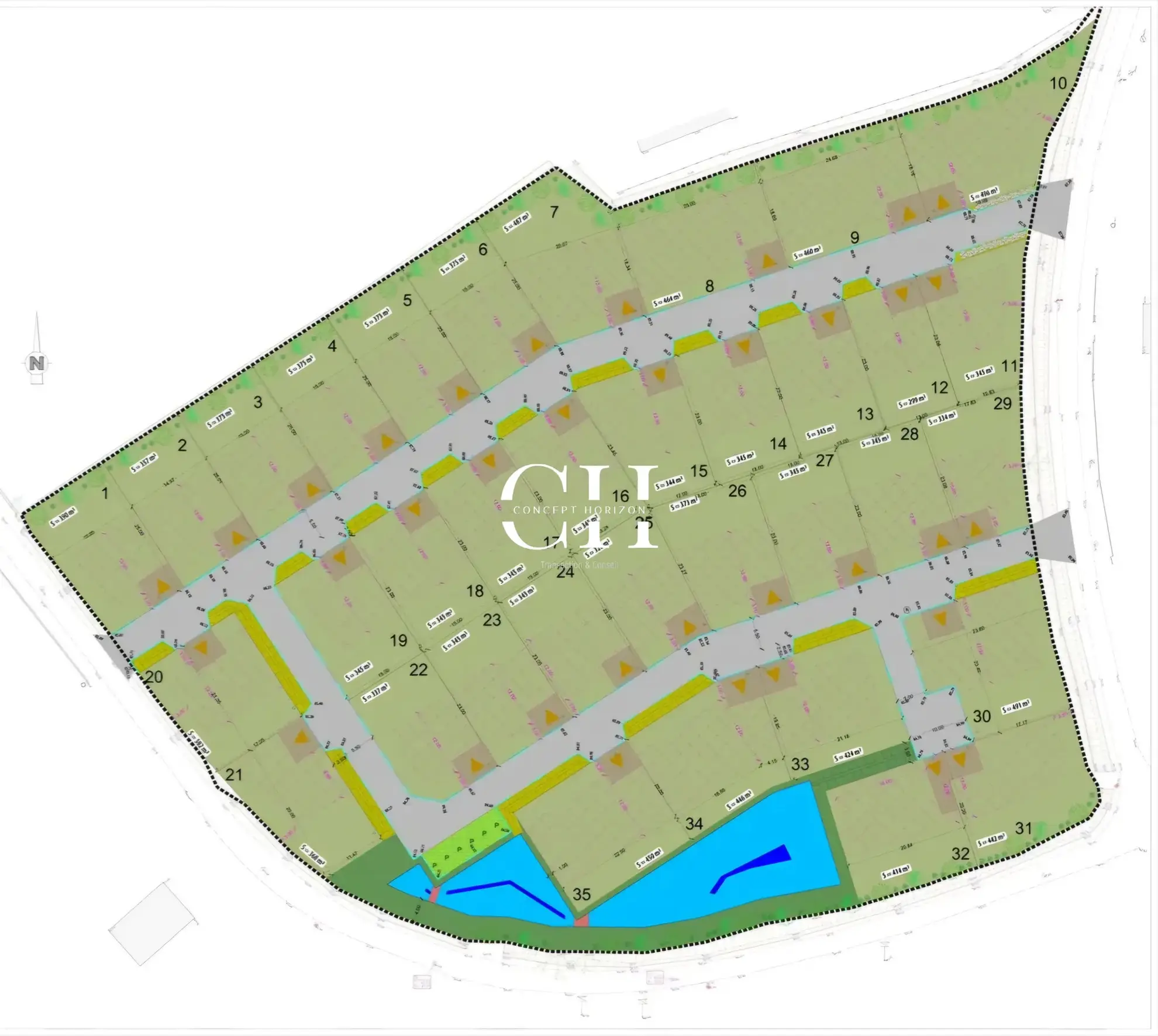 Terrain à vendre à Plouha – Proche de la mer, constructible et viabilisé, environ 373 m² 