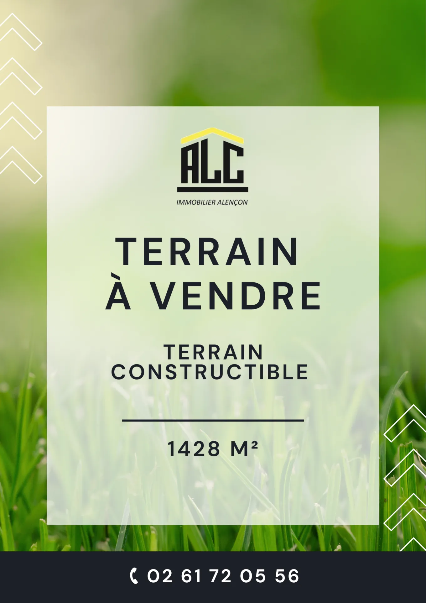 Terrain constructible de 1428 m² à vendre à Valframbert, Normandie 