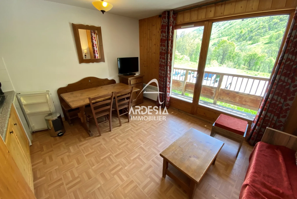 Appartement 2 pièces avec vue montagne à Saint-Sorlin d'Arves 
