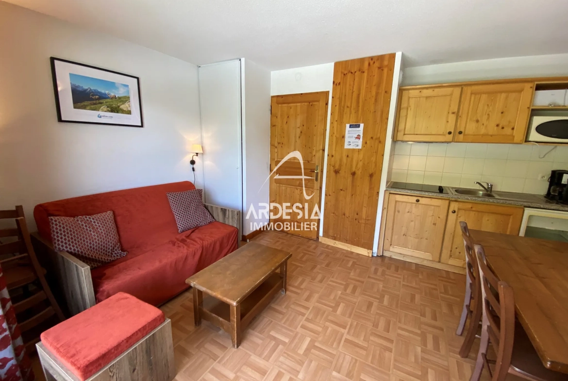 Appartement 2 pièces avec vue montagne à Saint-Sorlin d'Arves 