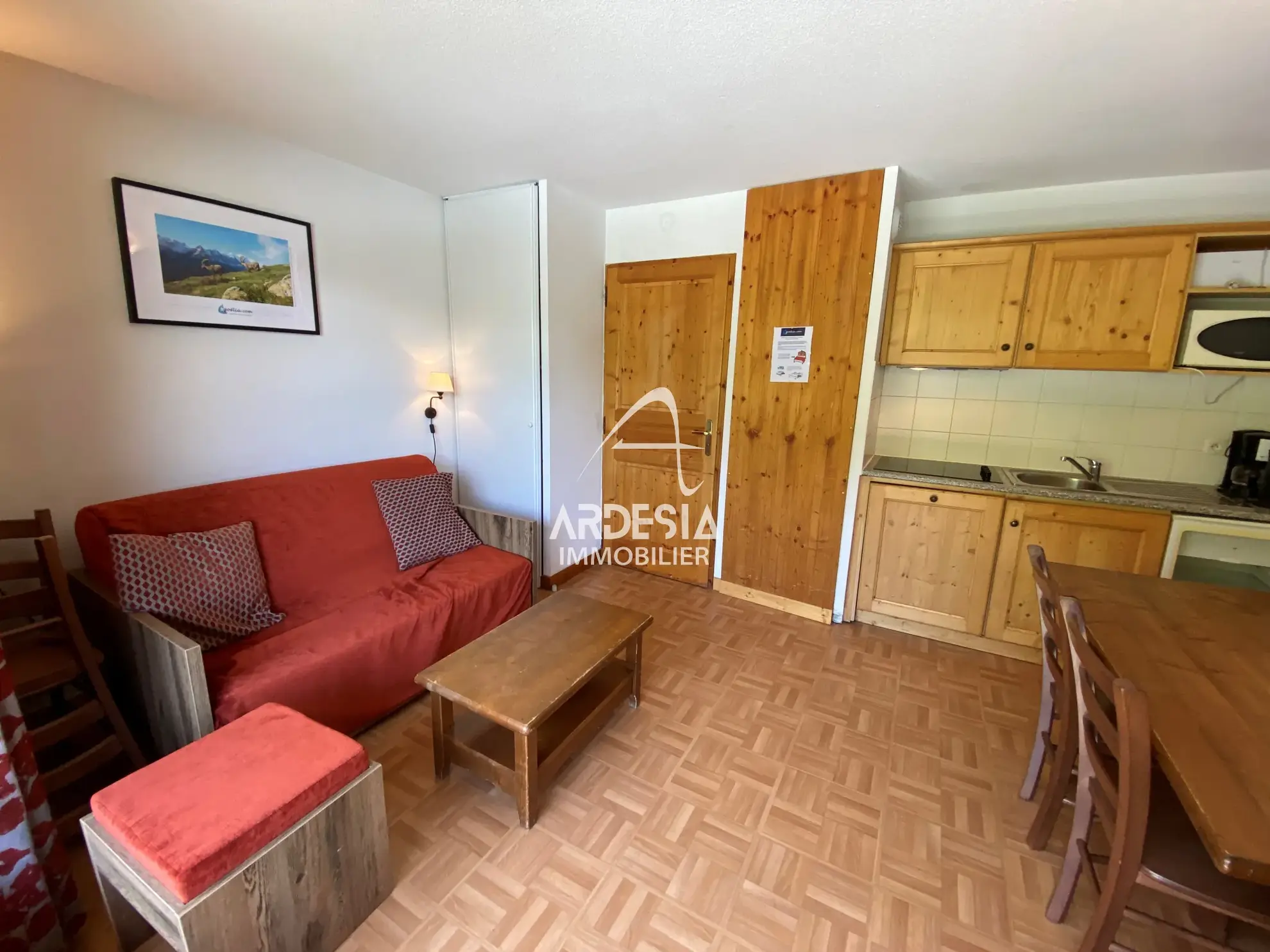 Appartement 2 pièces avec vue montagne à Saint-Sorlin d'Arves 
