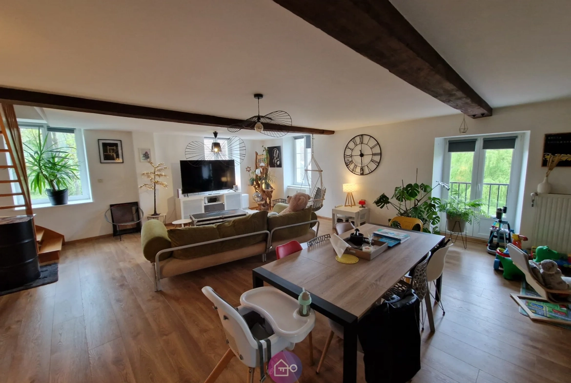 Appartement T.3 à Nevers à 5 minutes de la gare – Balcon et cave 
