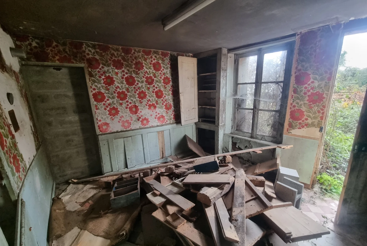 Immeuble de rapport à Courtomer – Deux maisons à rénover avec terrain 